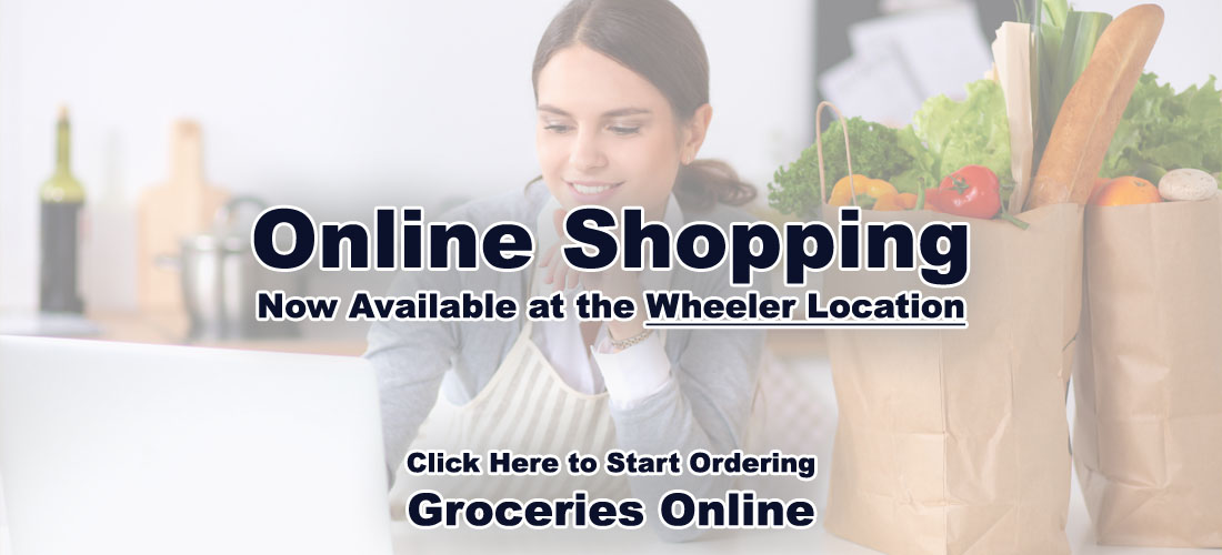 Online Shopping Now Available at the Wheeler Location
